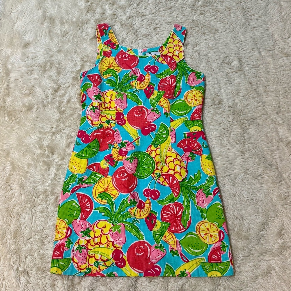Lilly Pulitzer Multicolor Fruit Print Dress